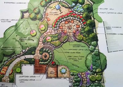 Landscape Rendering By Top Landscape Architecture Design Sandy Springs Dunwoody Ga